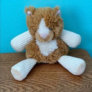 Adorable Brown and White Scentsy Buddy Scratch the Cat Mini Buddy